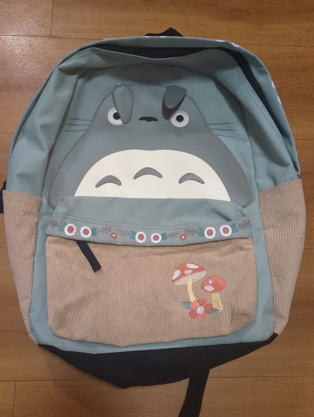 Studio Ghibli My Neighbor Totoro Corduroy Backpack Mushrooms